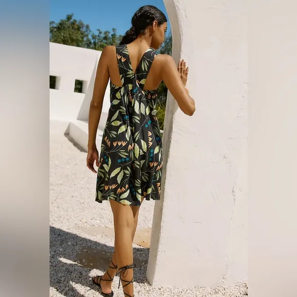 🌴 Anthropology X Brenda Quinn Bandeau Cutout Dress