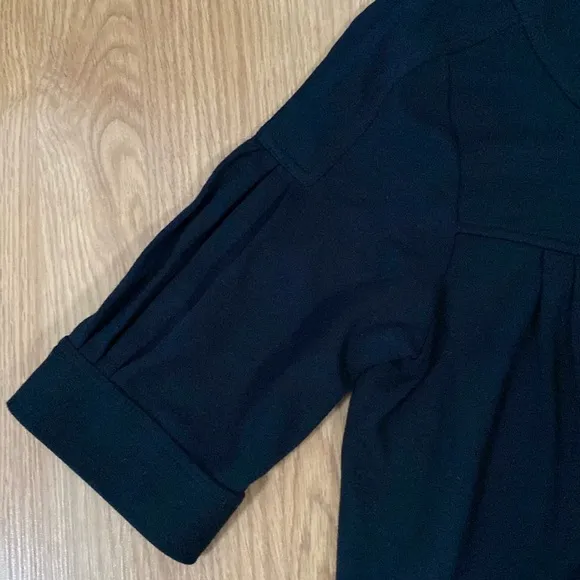 ❤️ Nu Collective Black Crop Swing Jacket Size M NWOT