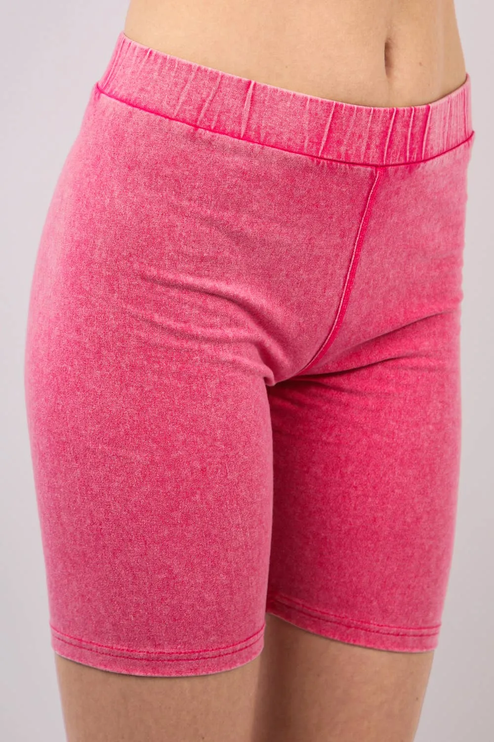✅ Washed Stretchy Knit Activewear Top & Shorts NT11-5905