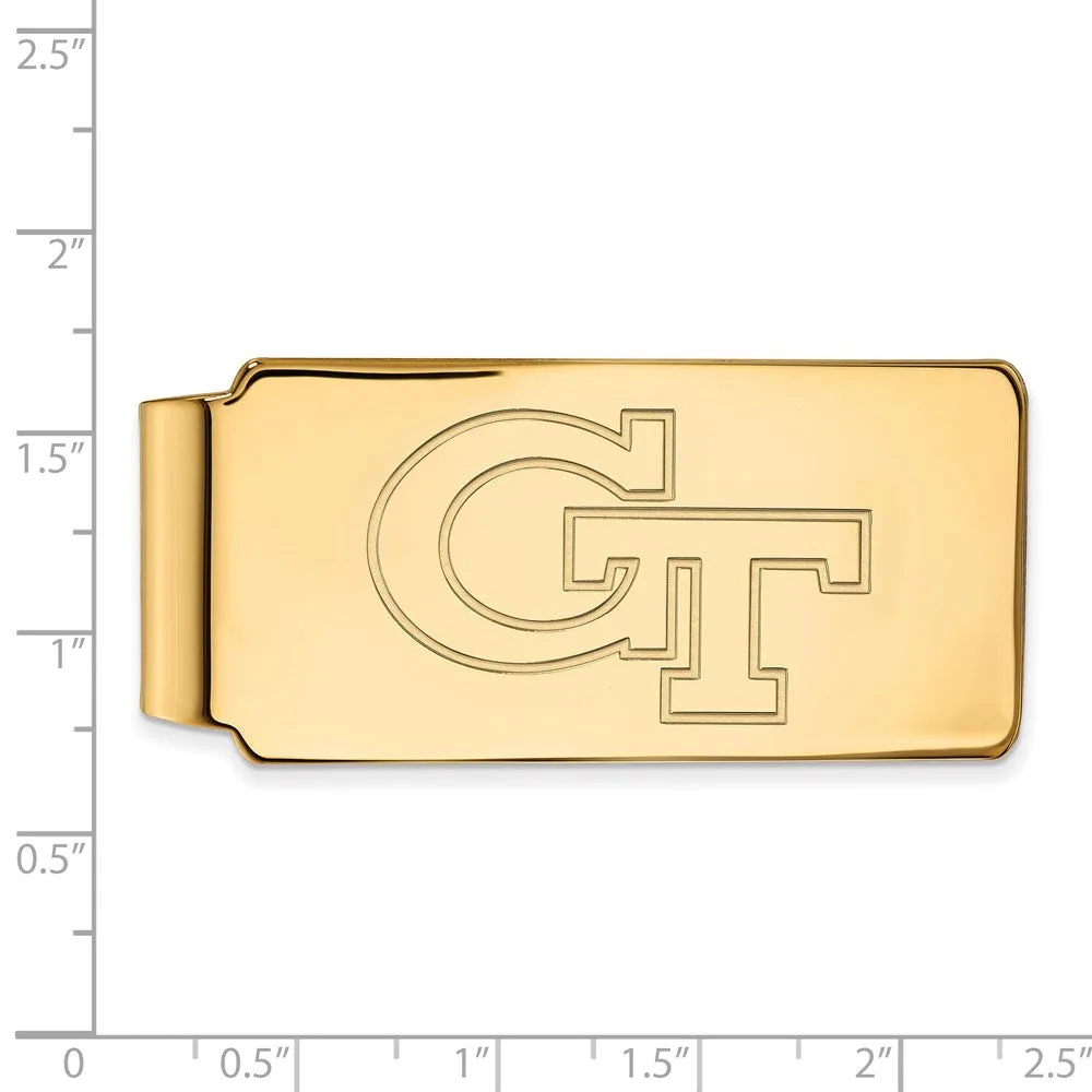 14k Gold Georgia Institute of Technology G-T Money Clip