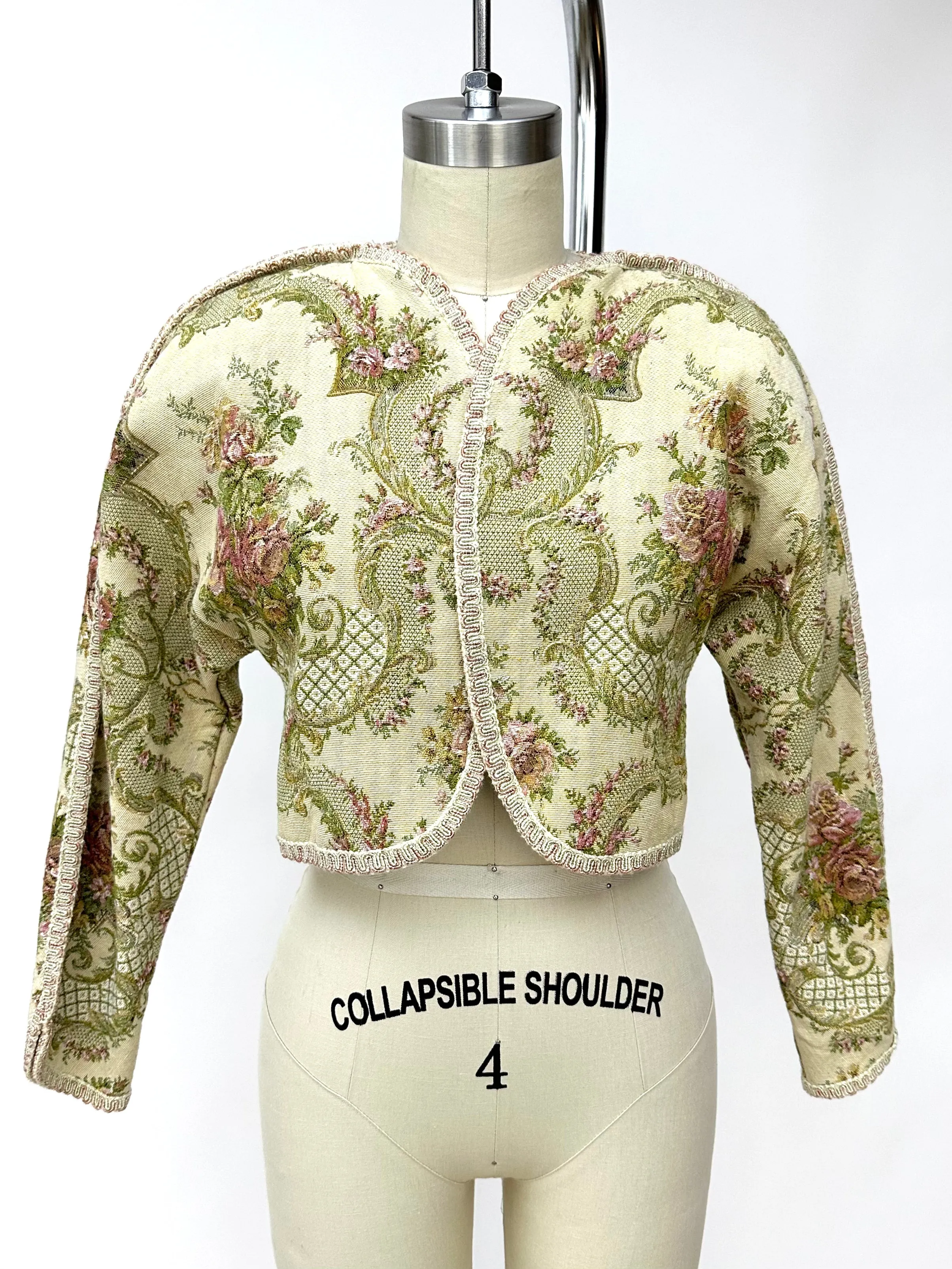 1990s Tapestry Cropped Jacket