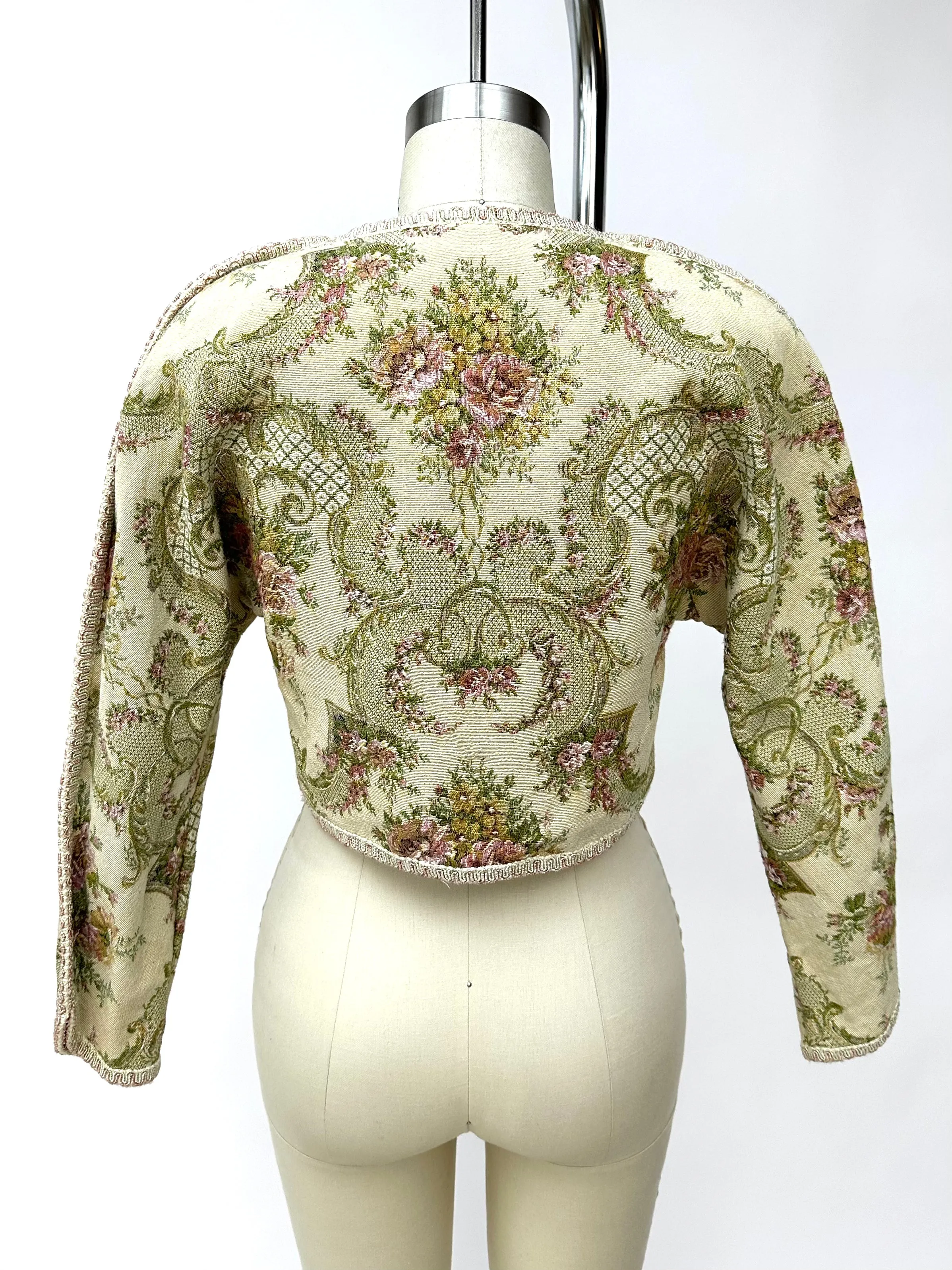 1990s Tapestry Cropped Jacket