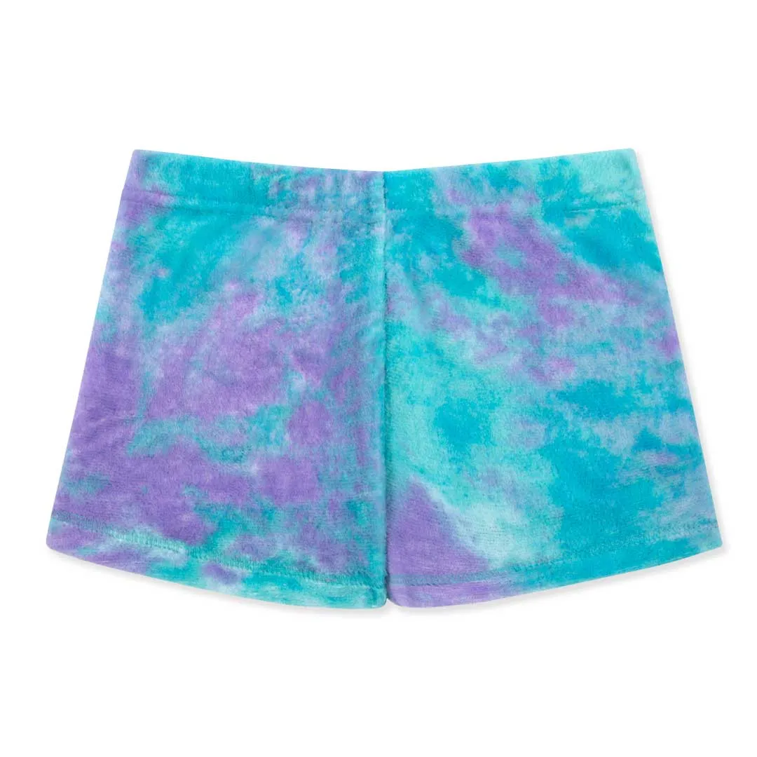 2 Pack Girls Fleece Pajama Shorts