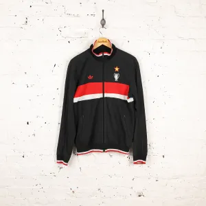 AC Milan Tracksuit Top Jacket - Black - M