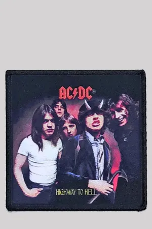 AC/DC Patch: Highway to Hell Sew-On Badge Motif Design