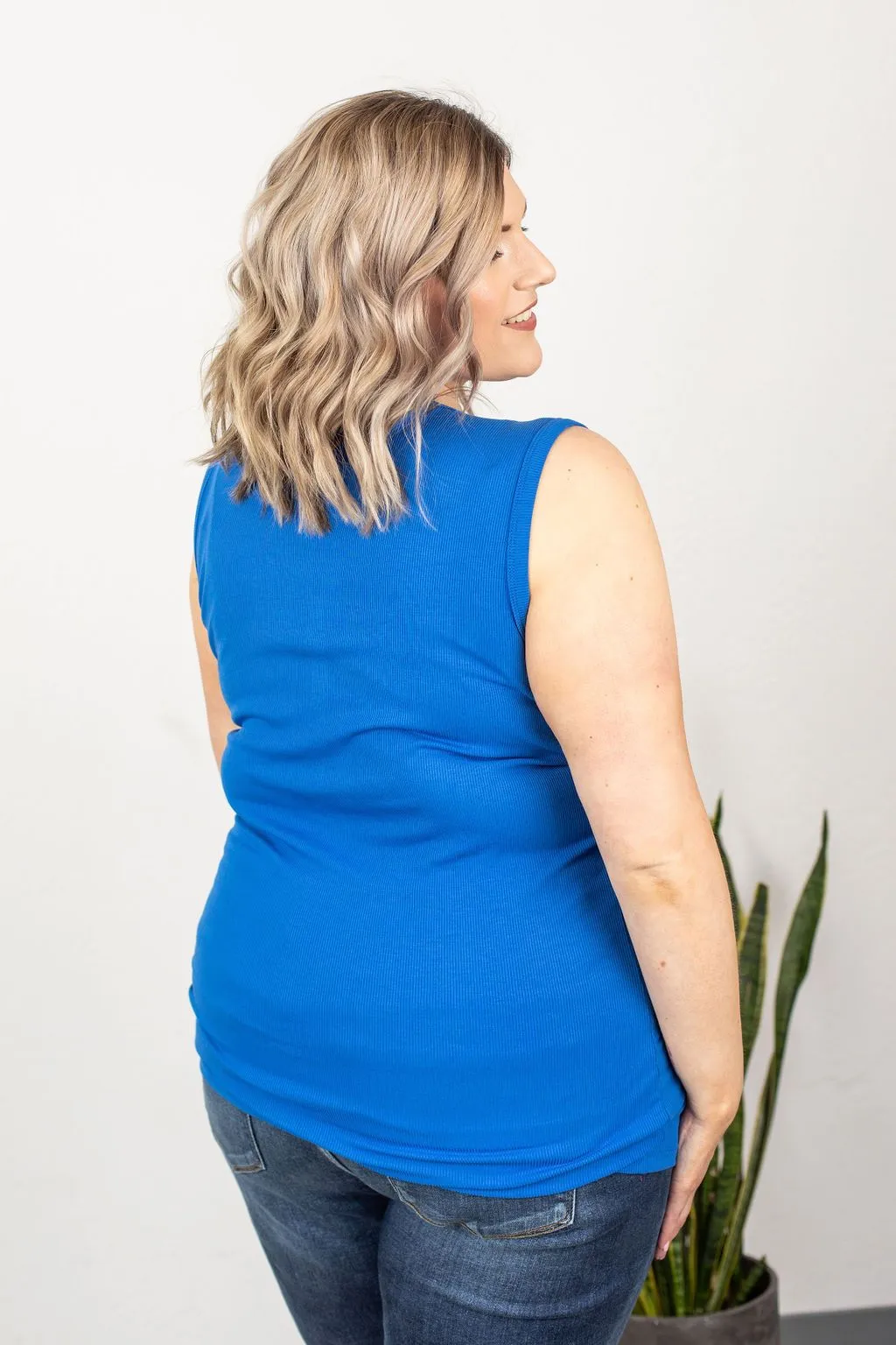 Addison Henley Tank - Blue