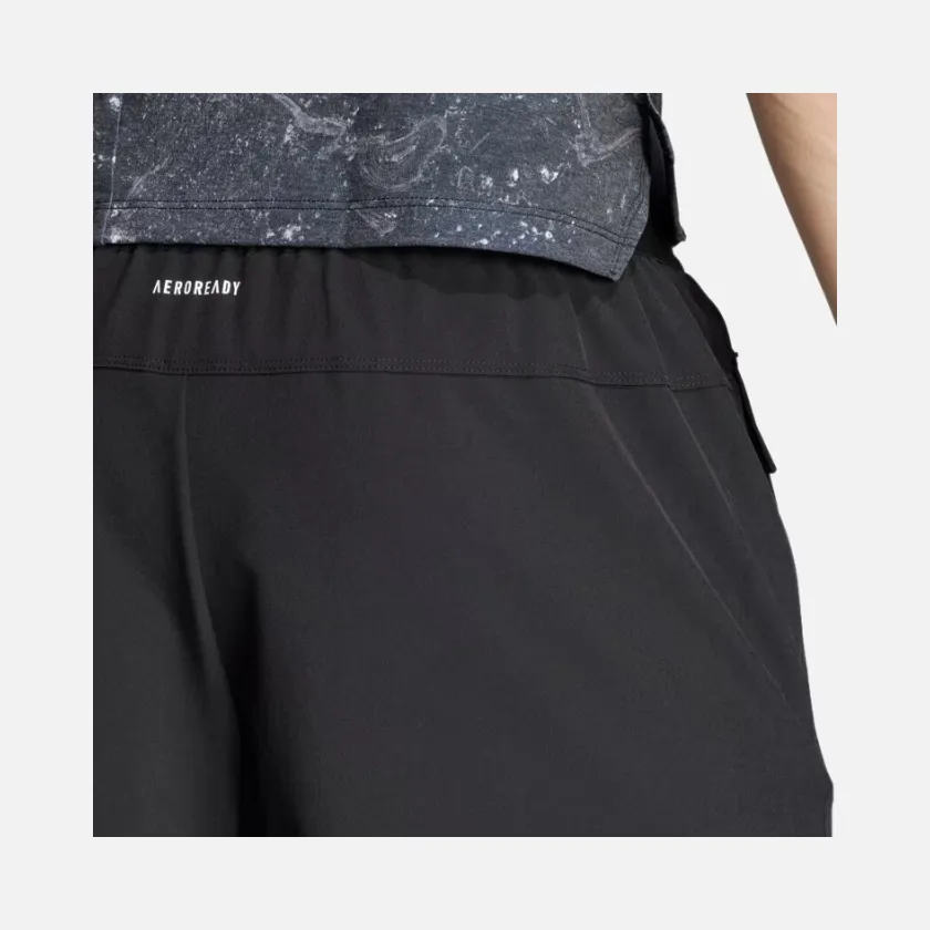 Adidas Power Workout 2 in 1 Men's Training Shorts -Black/Black