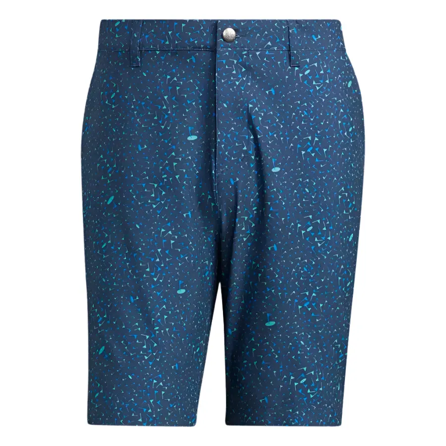 Adidas Ultimate365 Flag-Print Shorts - Navy