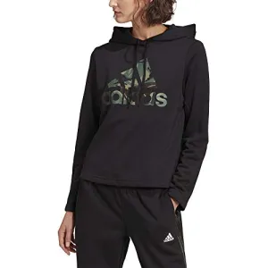 adidas Women's Black Camo Hoodie (Small)