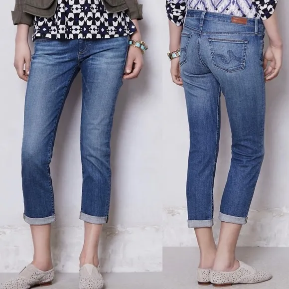 Adriano Goldschmied | Stevie Roll-Up Cropped Jeans