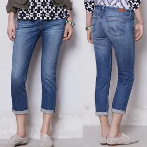 Adriano Goldschmied | Stevie Roll-Up Cropped Jeans