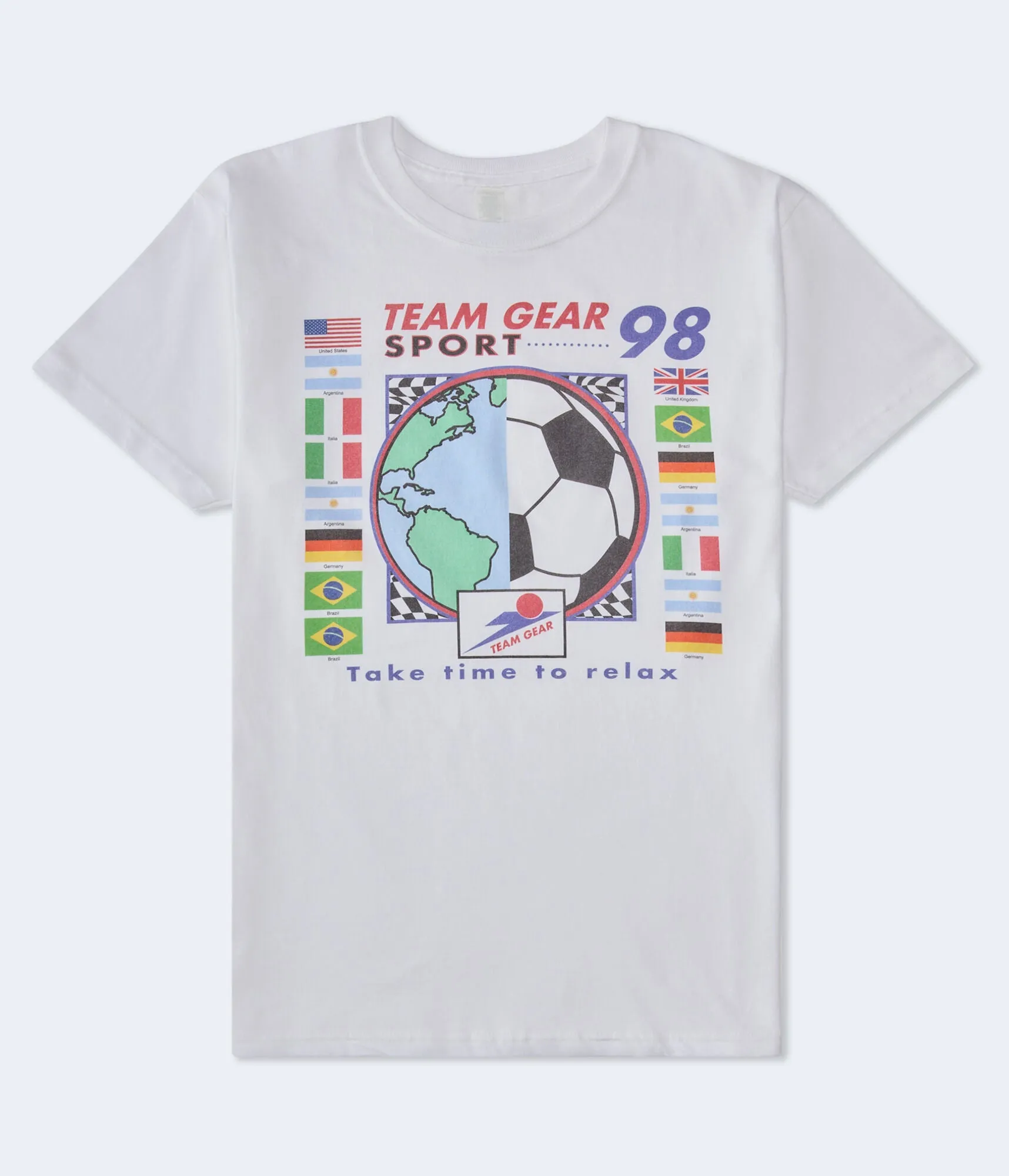 Aeropostale Team Gear Sport 98 Relaxed Graphic Tee