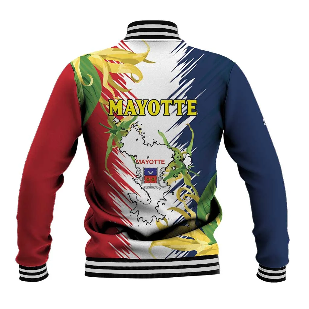 Afro Ra Hachiri 976 Baseball Jacket Coat Of Arms France Flag Style LT15