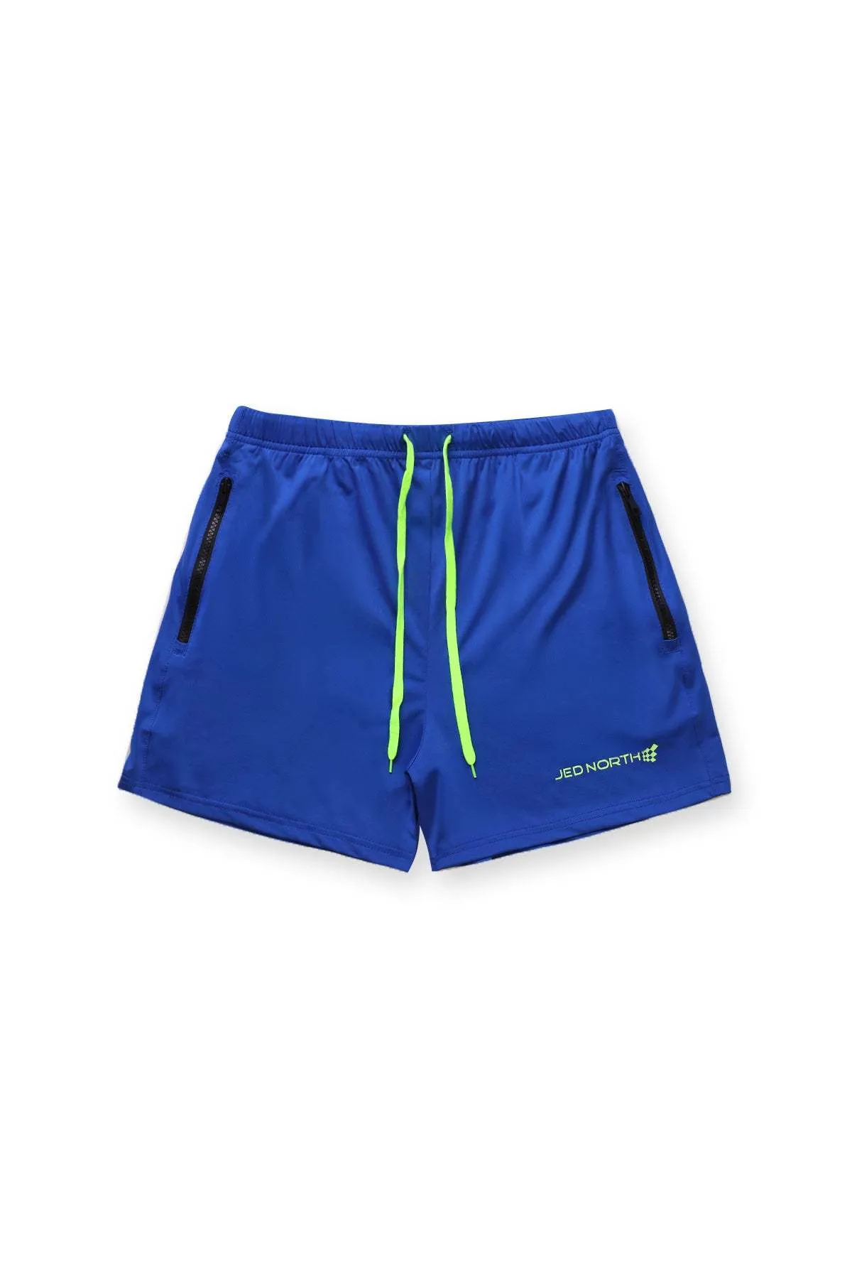 Agile Bodybuilding 4'' Shorts w Zipper Pockets - Royal Blue