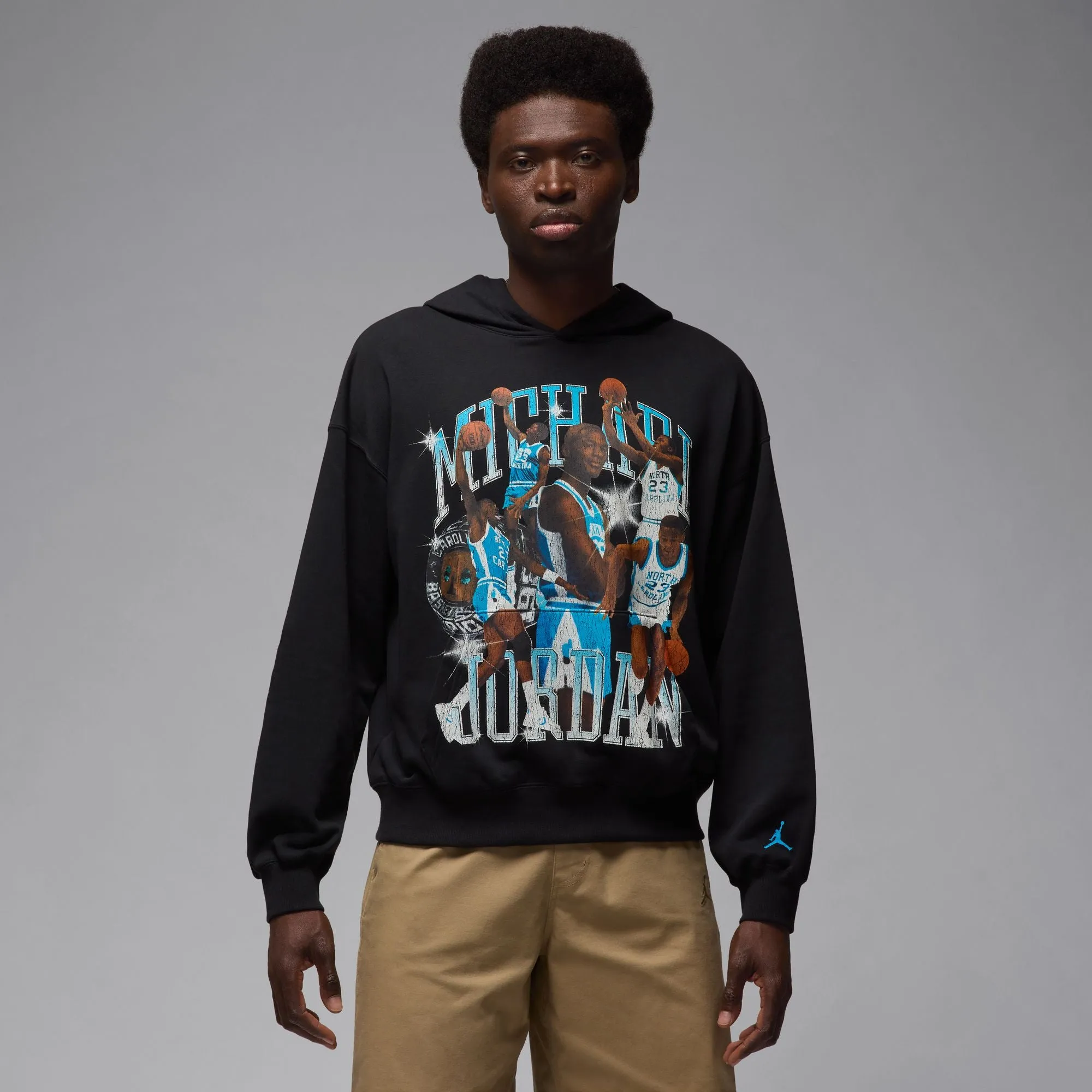 Air Jordan Mens Flight Oversized Pullover Hoodie