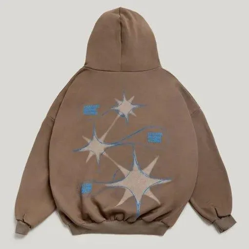 Alchemai Brown Pullover Hoodie