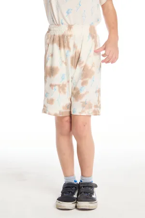 Allover Doodle Bolt Boys Shorts