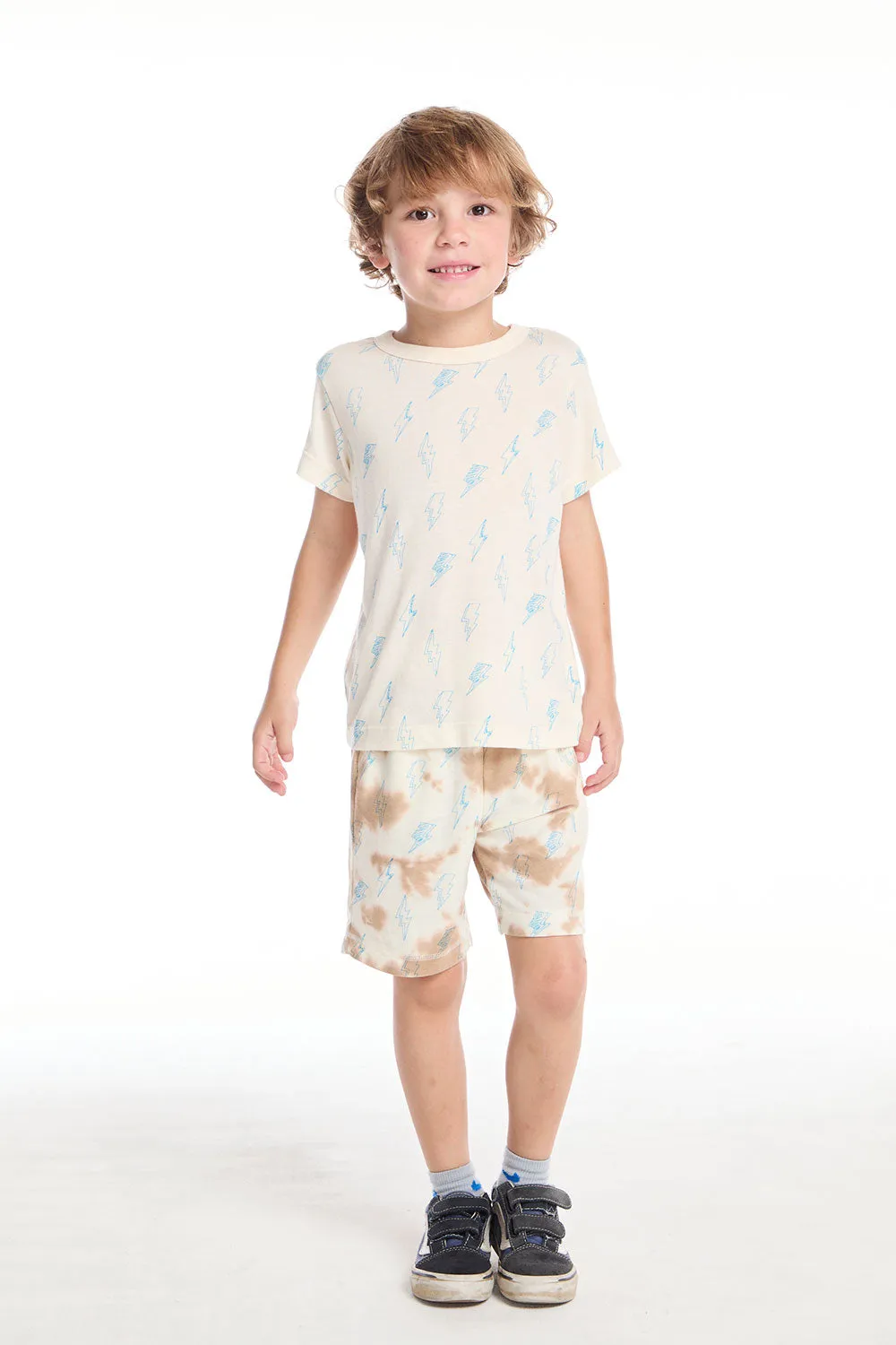 Allover Doodle Bolt Boys Shorts