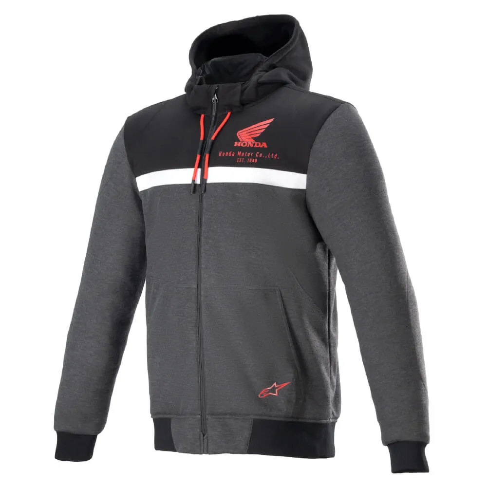 Alpinestars Honda Chrome Street Hoodie Black / Melange / Red