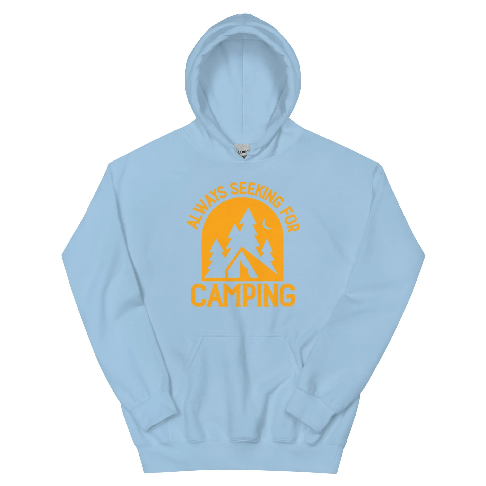 Always seeking for camping hoodies