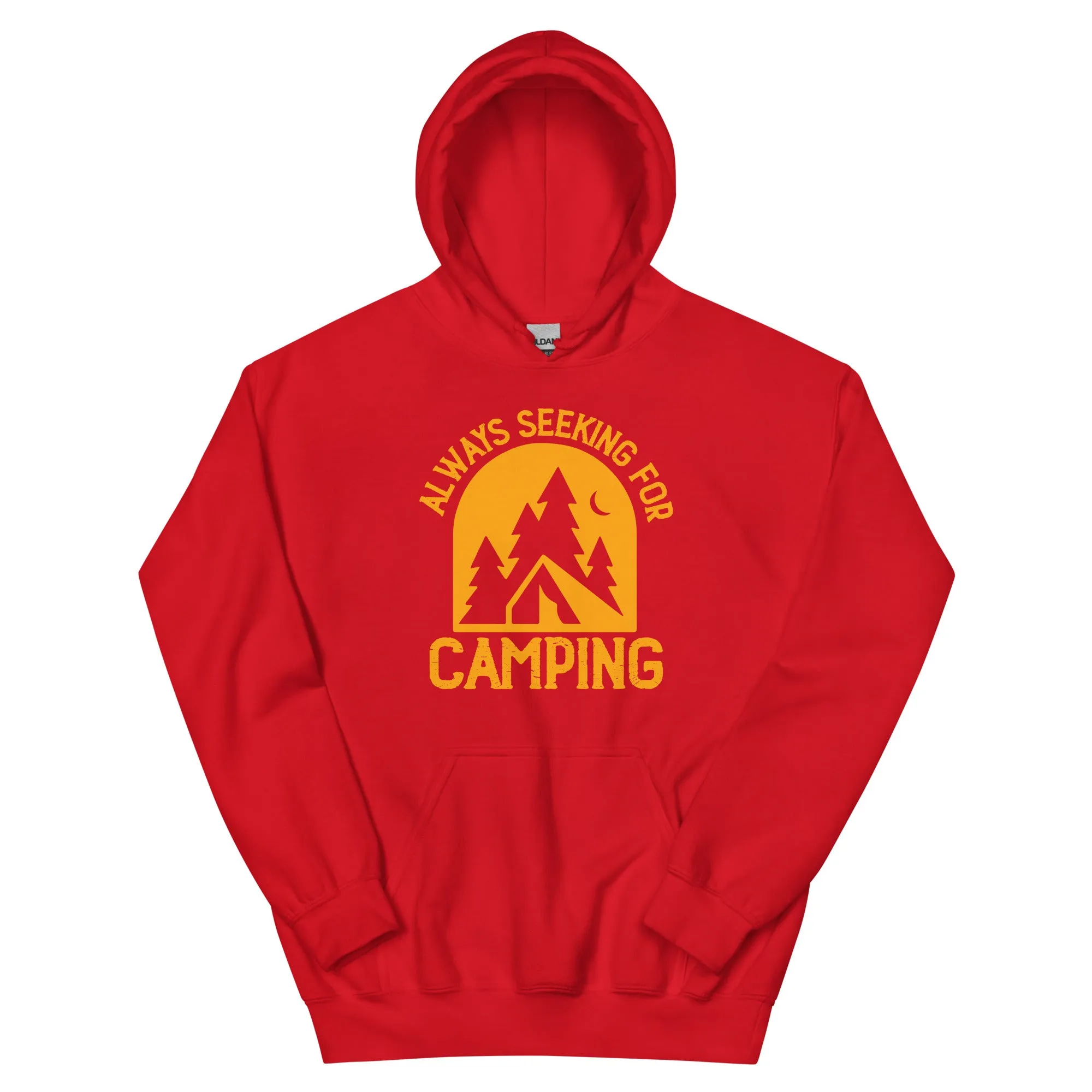 Always seeking for camping hoodies