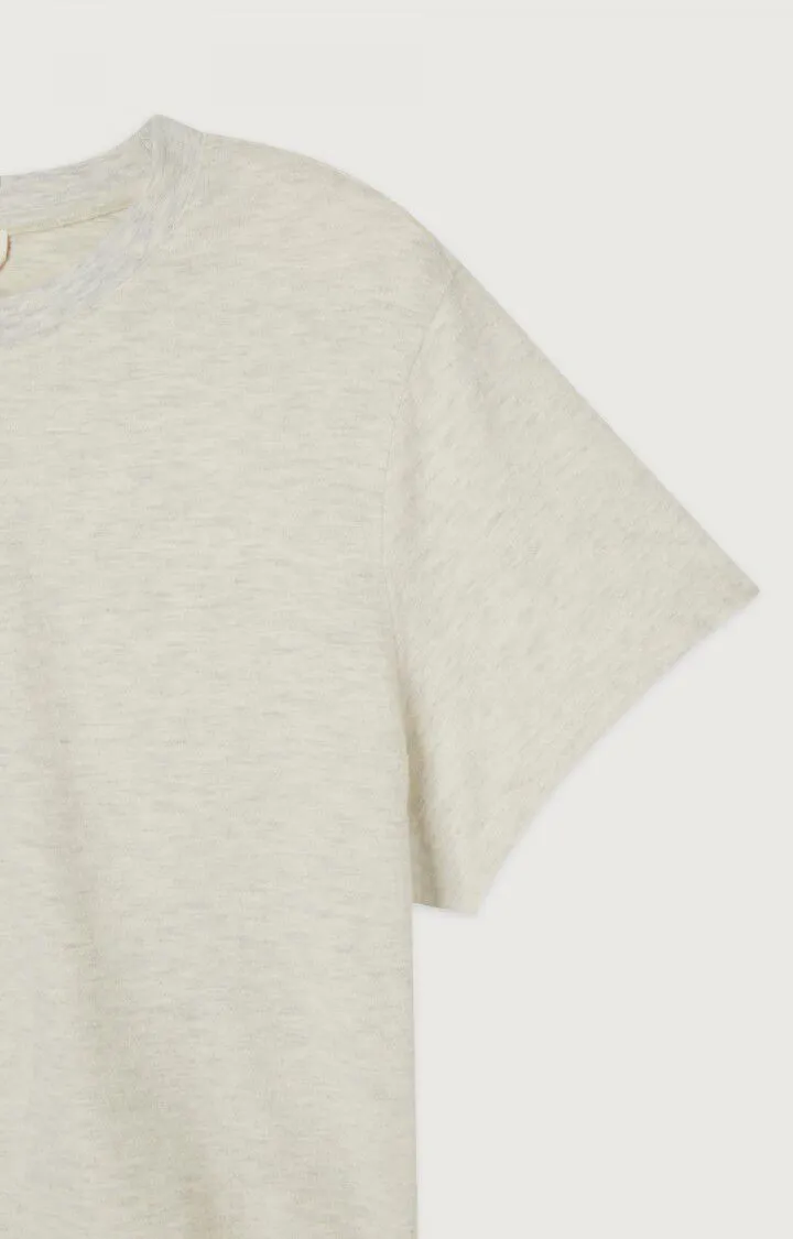 American Vintage - Ypawood Ultrasoft Crop T-Shirt (Heather Grey)