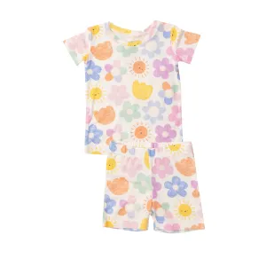 Angel Dear Angel Dear Happy Suns Loungewear Short Set