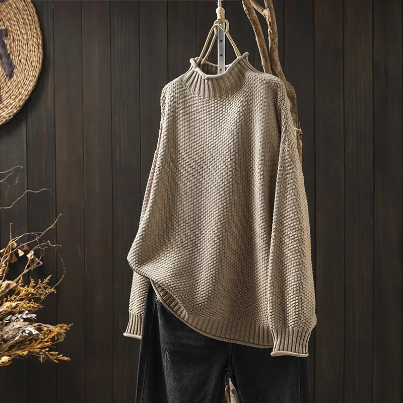 ANITA™ | SOFT AND ELEGANT WAFFLE KNIT SWEATER