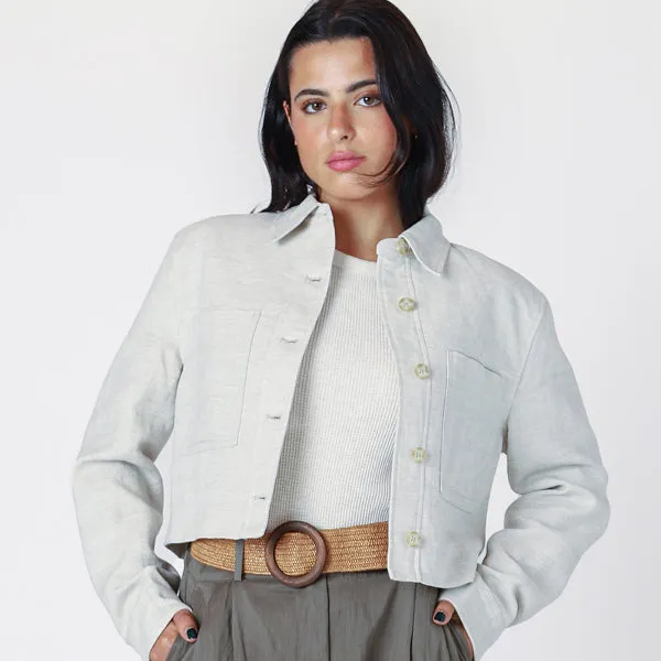 Arlo Cropped Utility Jacket
