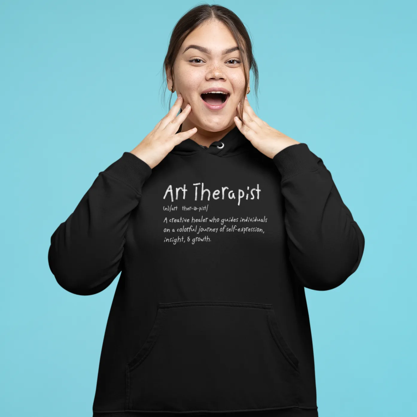 Art Therapist Defined Hoodie