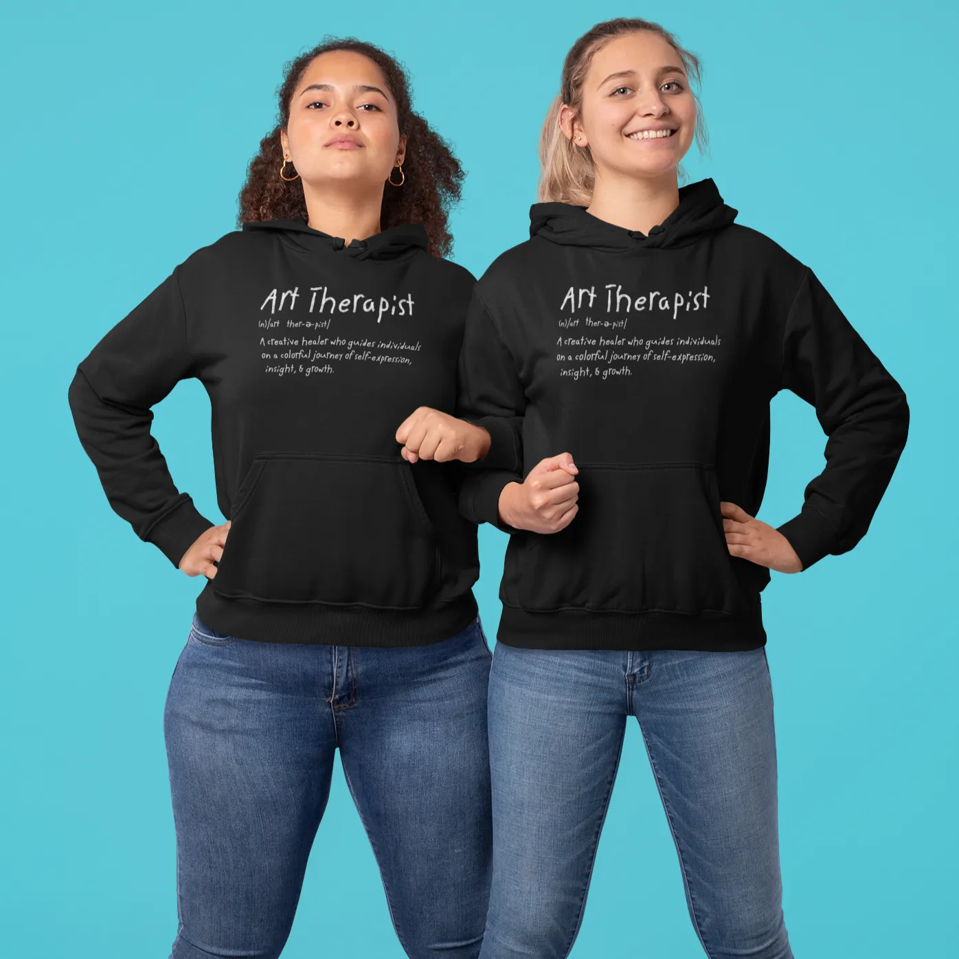 Art Therapist Defined Hoodie