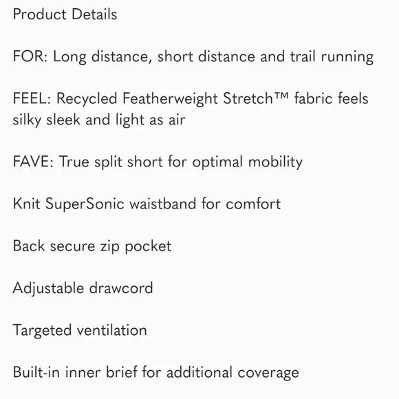 Athleta Run With It 3.5&quot; Shorts