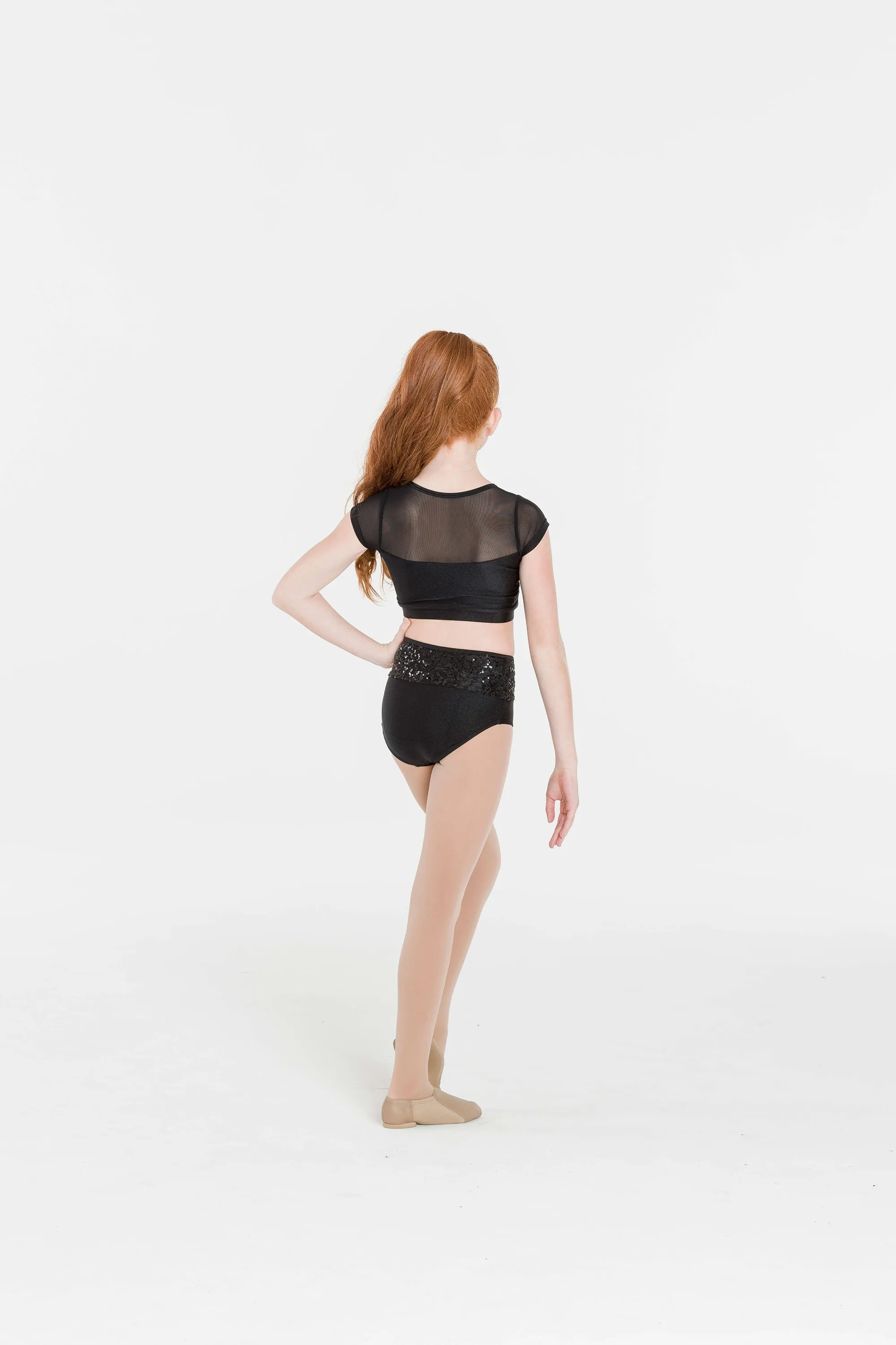 Attitude Sequin Crop (Adult)