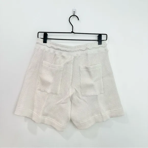 AYR Waffle Cone Shorts Pima Cotton Seashell NEW Size Small Loungewear Cozy