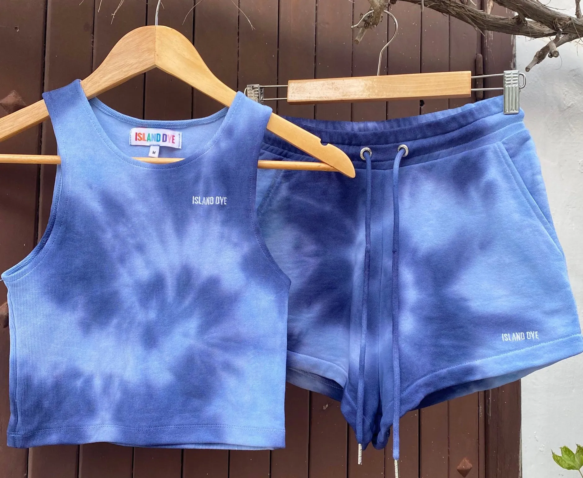 Balearic Blues Crop Top