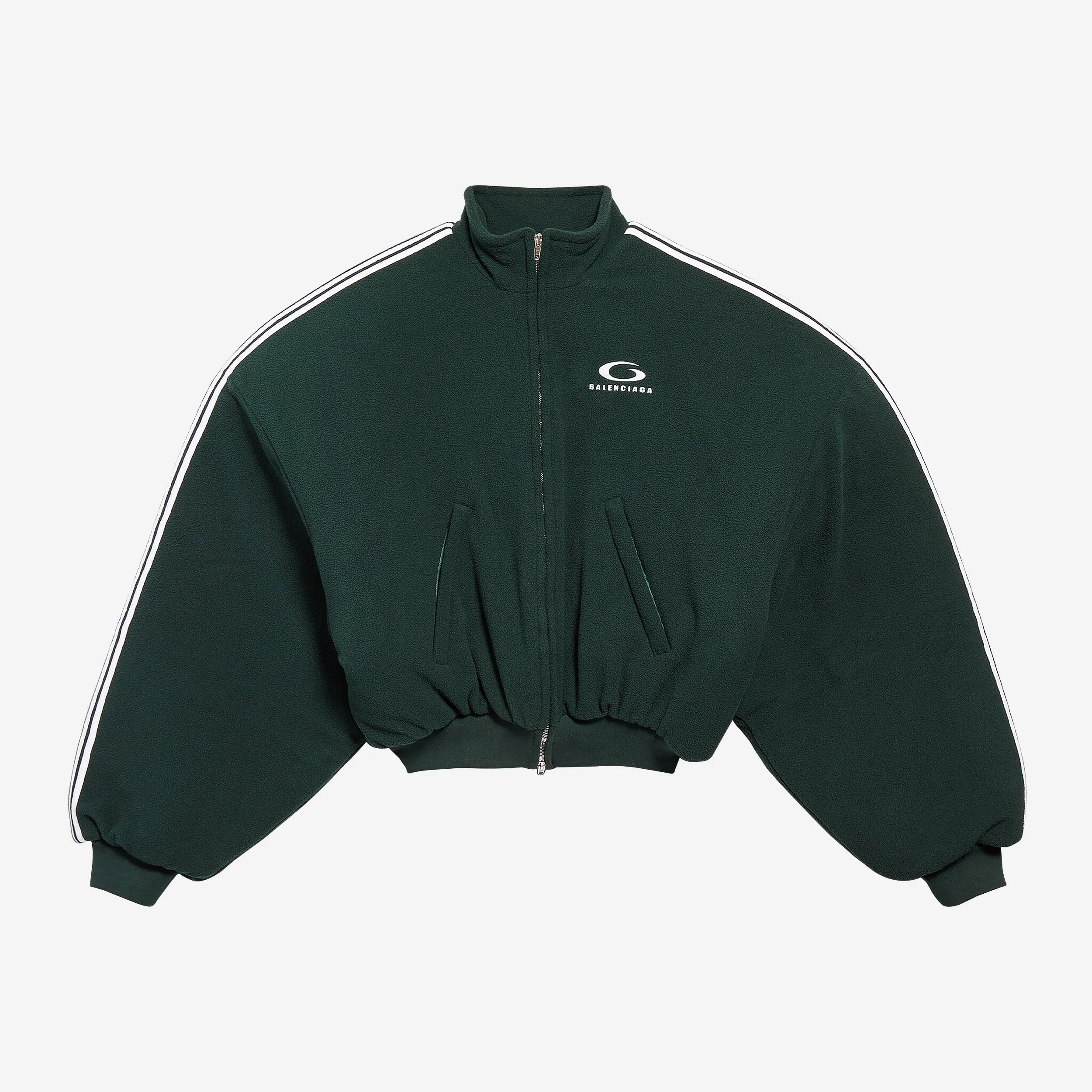 Balenciaga Loop Sports Icon Round Zip-Up Jacket