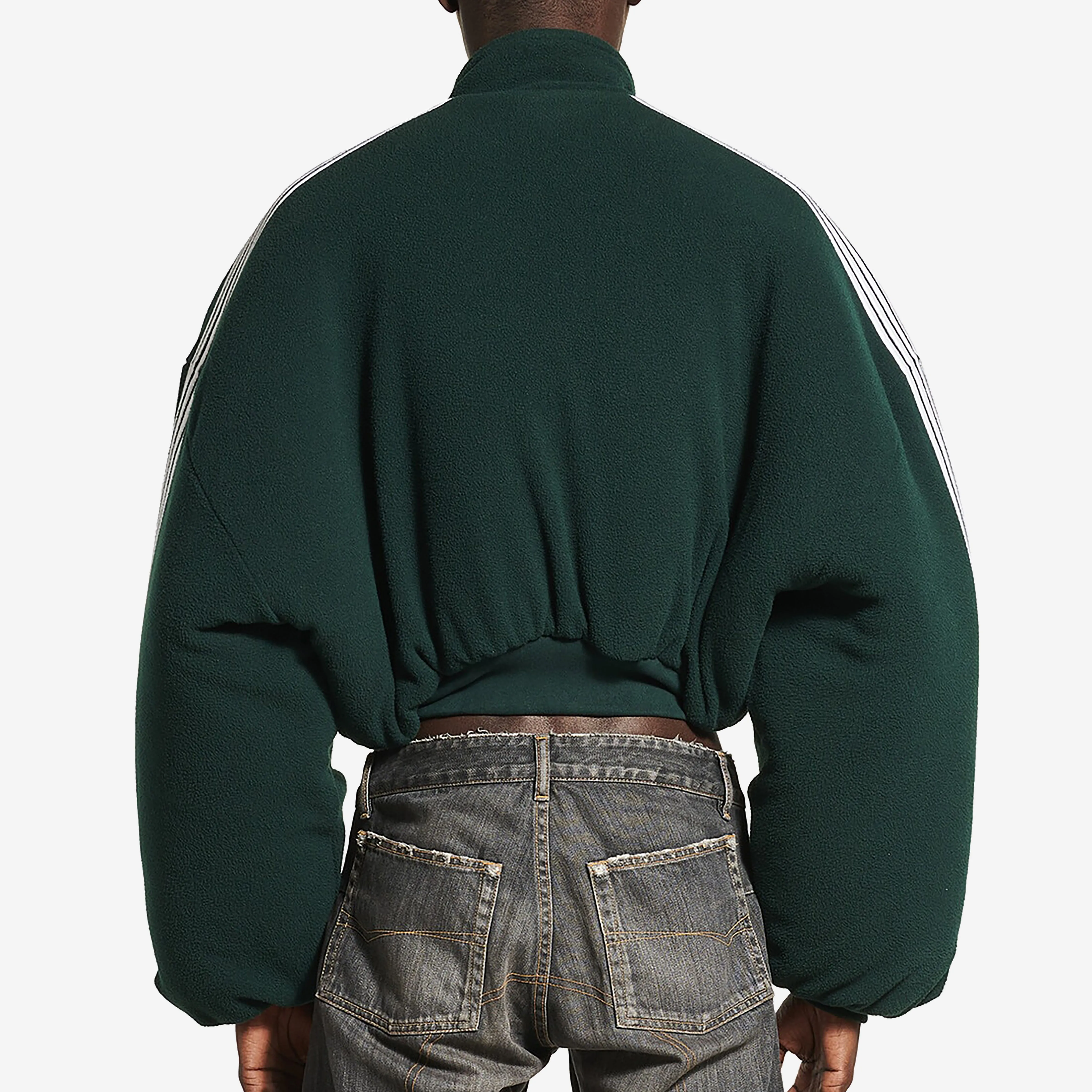 Balenciaga Loop Sports Icon Round Zip-Up Jacket