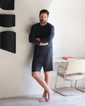 Bamboo Long-Sleeve Tee   Short Set