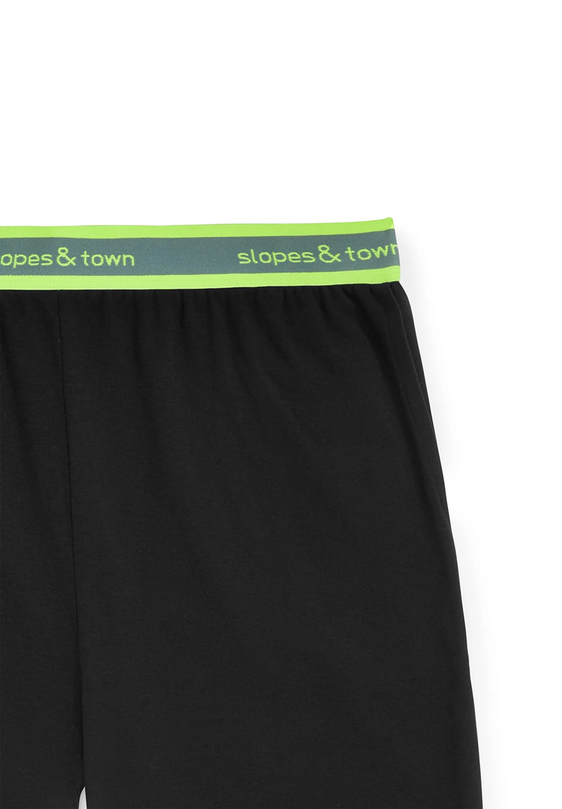 Bamboo lounge shorts Black