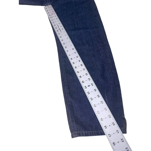 Banana Republic Button Fly Jeans Womens 27 Blue Barrel High Rise Relaxed Taper