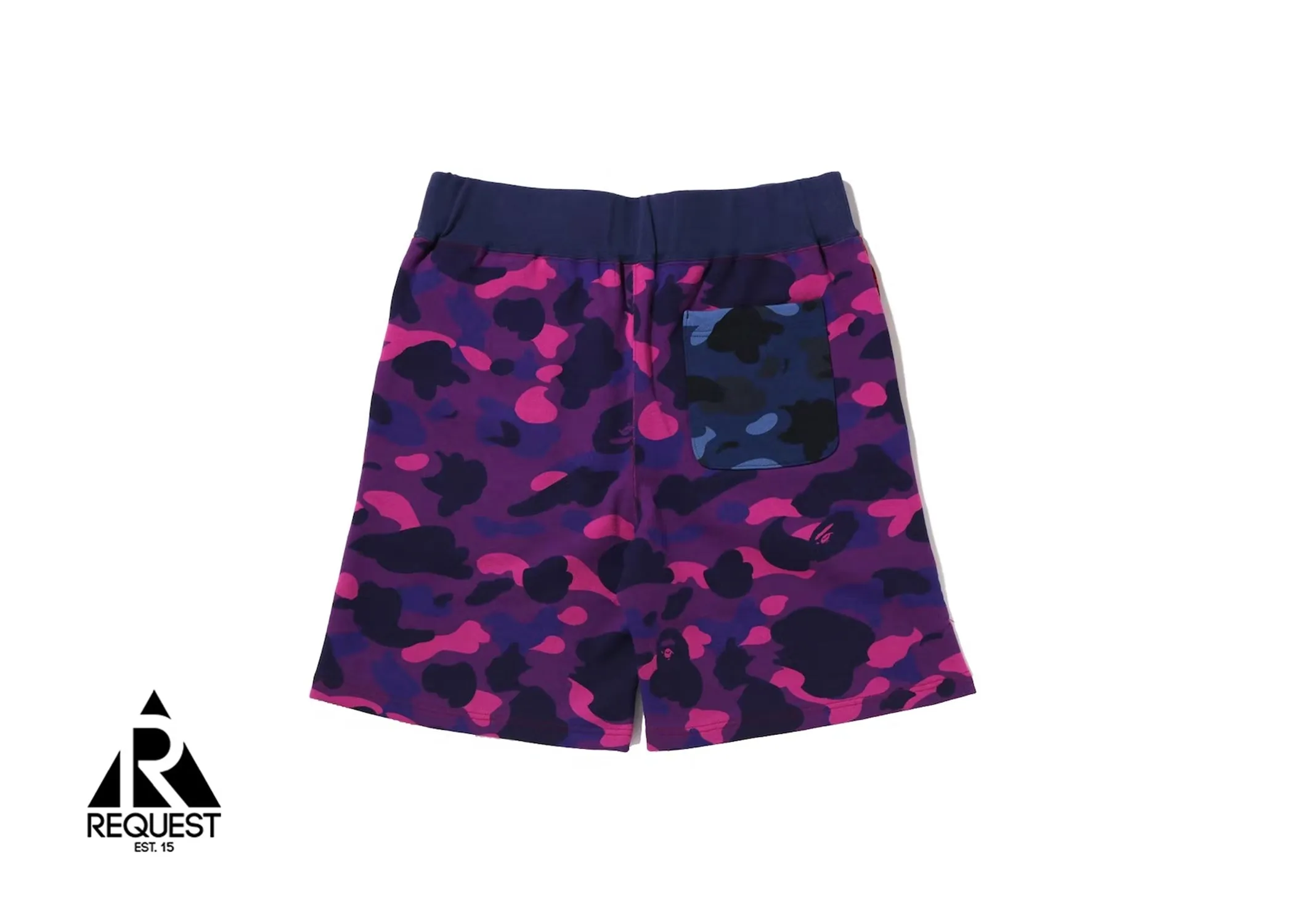 BAPE Crazy Camo Shark Shorts "Red"
