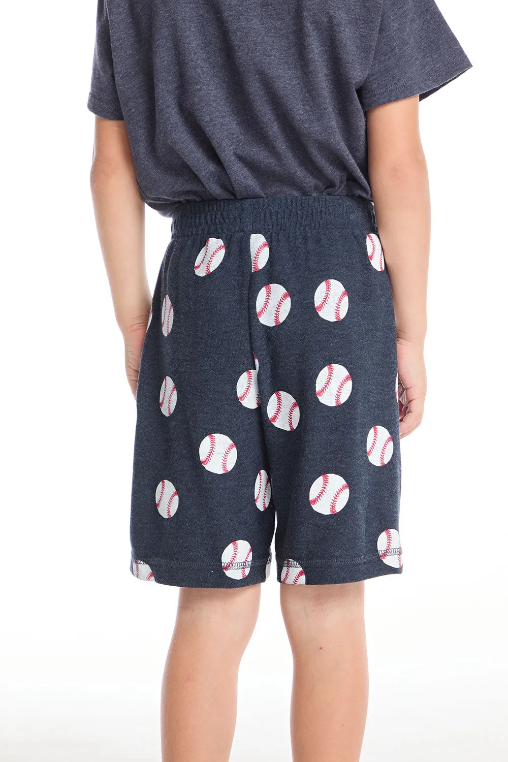 Baseball Player Boys Shorts