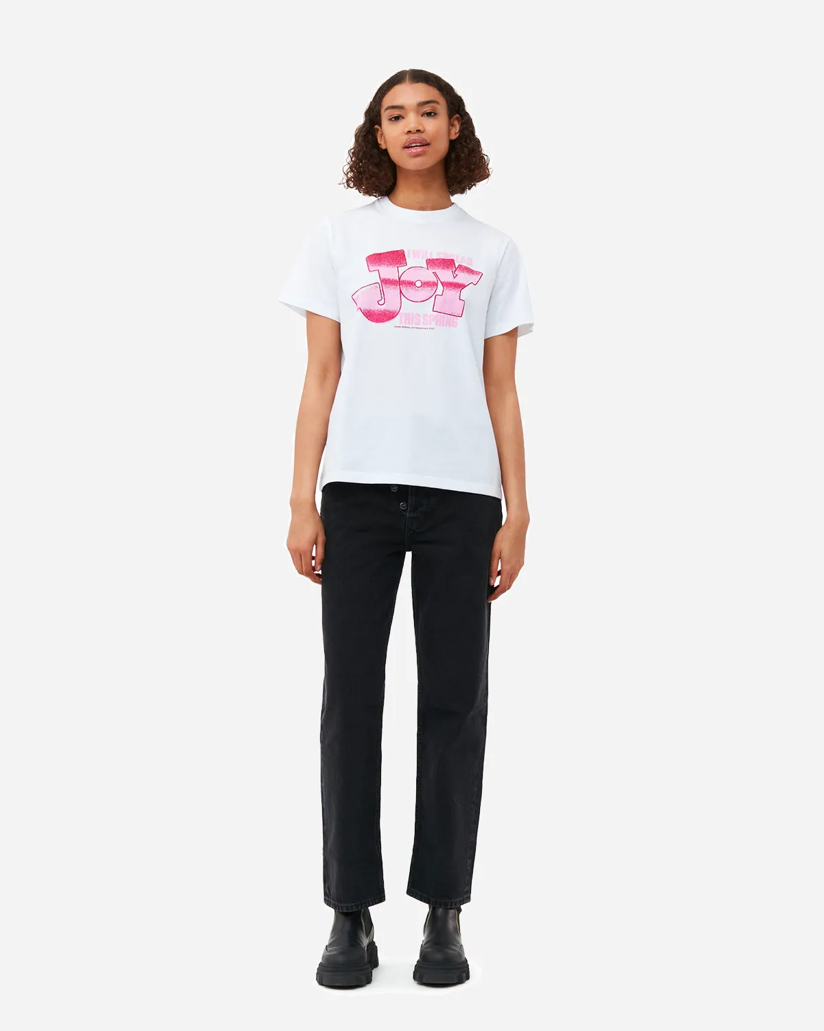 Basic Jersey Joy Relaxed T-shirt - Bright White
