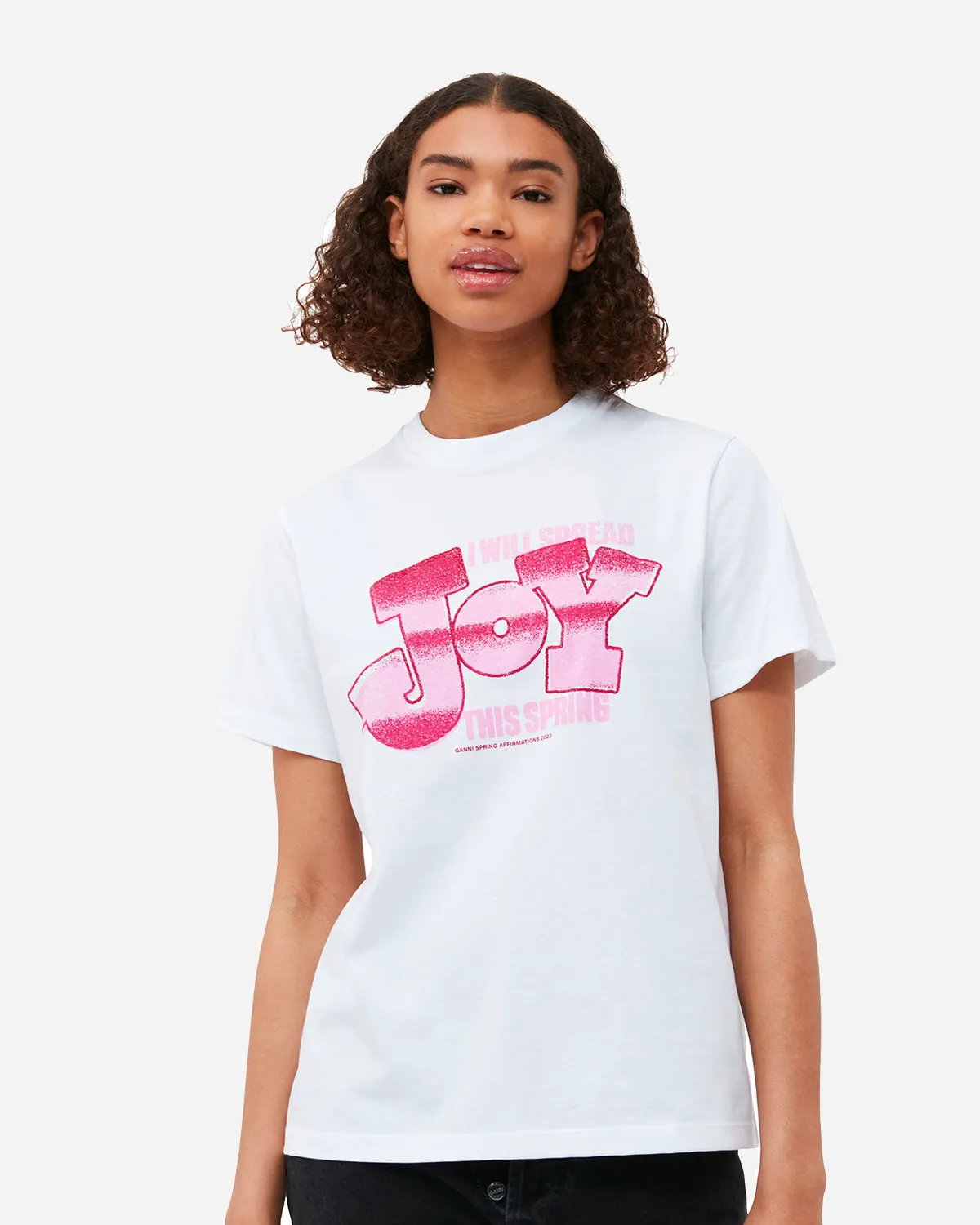 Basic Jersey Joy Relaxed T-shirt - Bright White