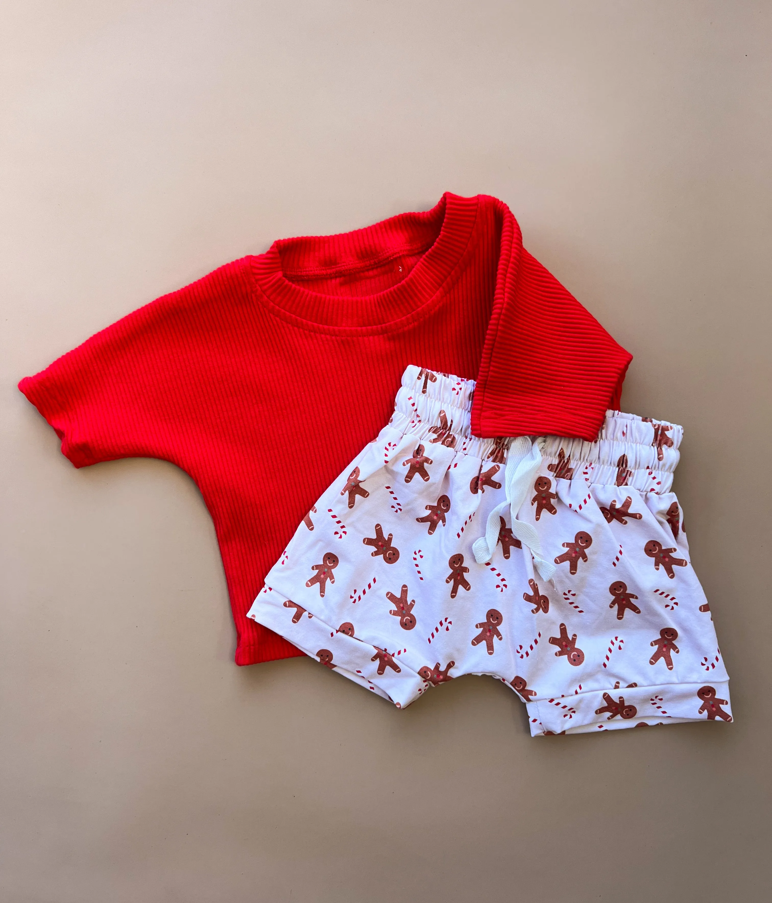 BASICS Slouch Tee - Christmas Red
