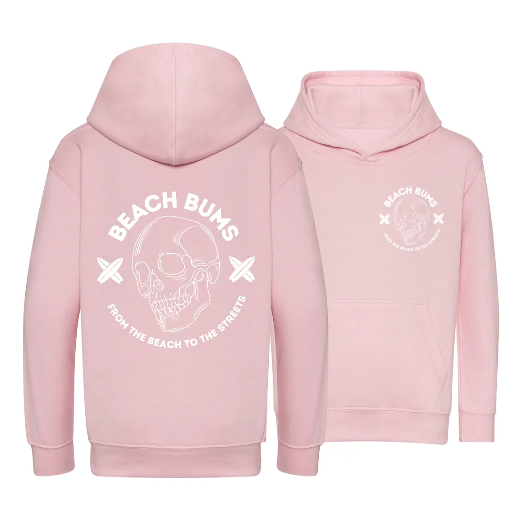 Beach To The Streets Pink Hoodie