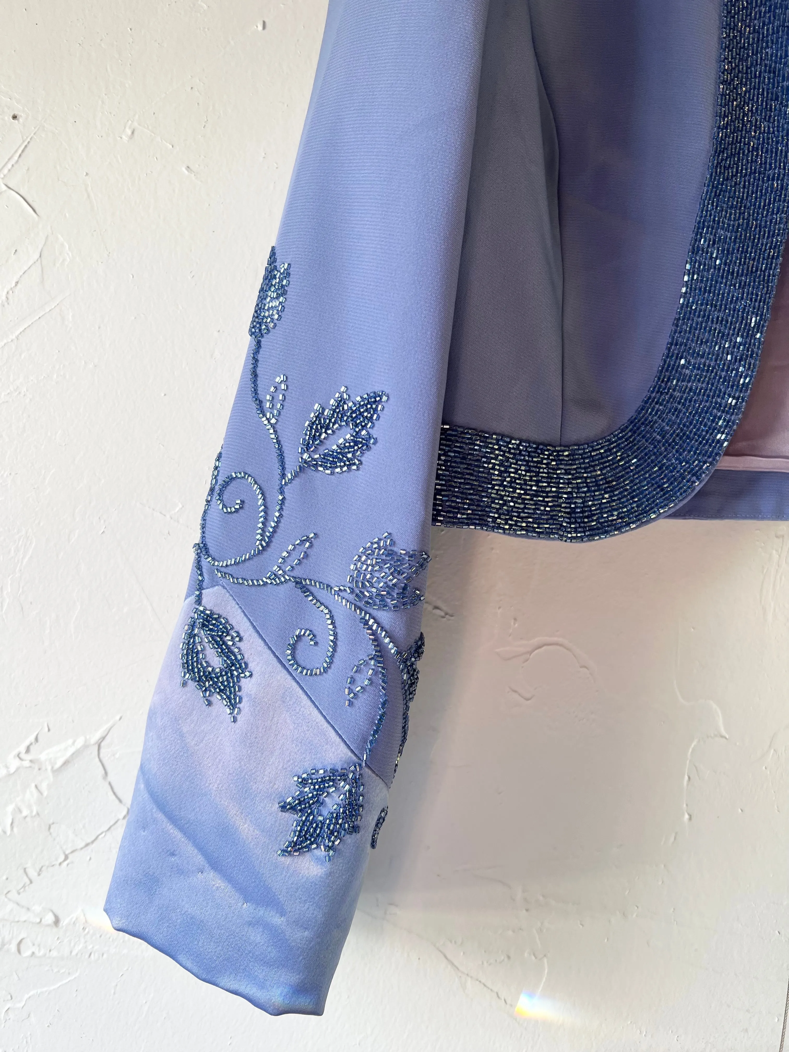 Beaded Periwinkle Jacket