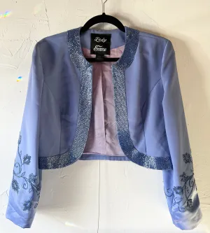 Beaded Periwinkle Jacket