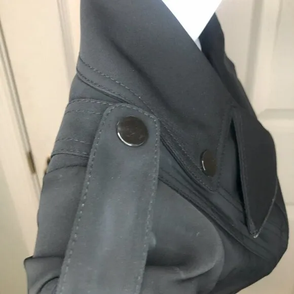 Bebe Black Short Sleeve Cropped Jacket Size 00