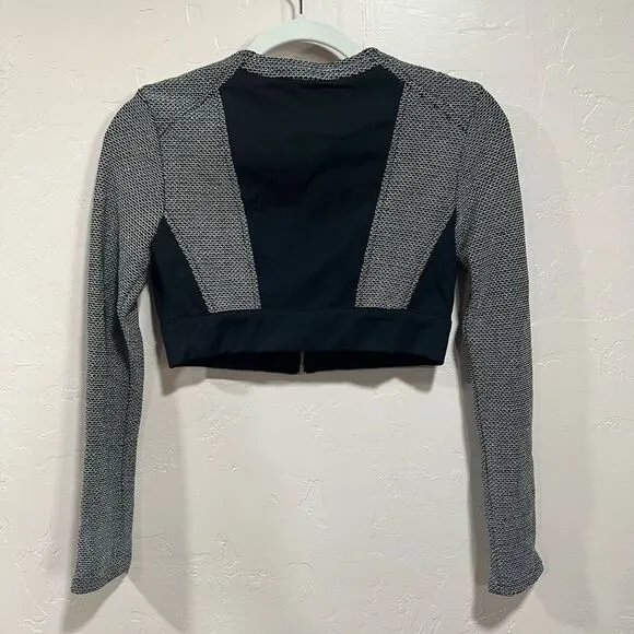 BEBE cropped tweed jacket